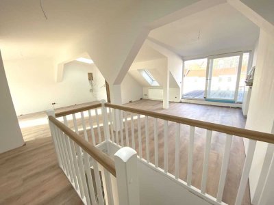 Wohnen auf 2 Ebenen mit Dachterrasse und 2 Balkonen