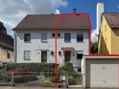 Doppelhaushälfte mit Garten und Garage – zentrumsnah in Reutlingen