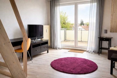 Attraktive Kapitalanlage: Sonnige 1,5-Zi.-DG-Whg. mit Balkon & Stellplatz in guter Lage