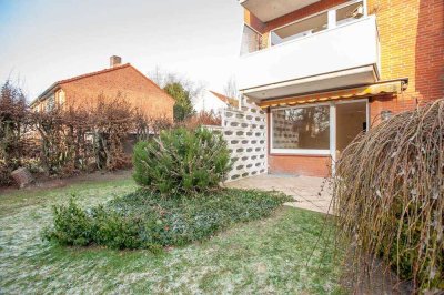 Traumverwirklichung im Erdgeschoss: Helle 2,5-Zimmer-Wohnung mit Süd-Loggia & modernem Bad