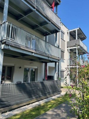 Traumhafte neuwertige 2-Zimmer-Wohnung mit großem Balkon in erstklassiger Lage!