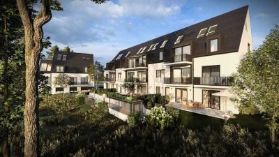 Innenhof-Wohnung mit Garten | KFW 40 | PV-Anlage
