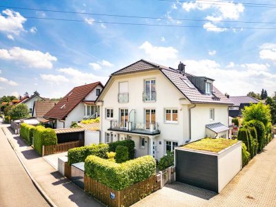 Charmante Doppelhaushälfte mit Garten und idealem Raumkonzept für Familien.