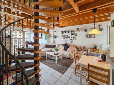 Aulendorf-Stadtzentrum
Zentral wohnen mit Charme – 3,5-Zimmer Maisonette Wohnung