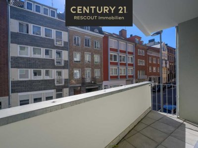 C21- Stadtleben pur: 2-Zimmer-Wohnung mit zwei Balkonen in bester Innenstadtlage!