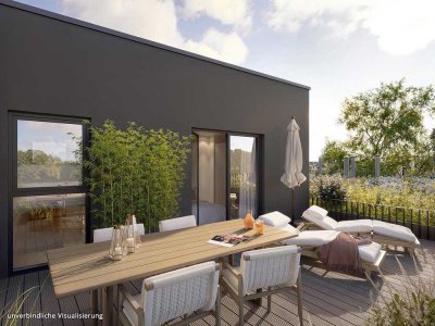 Regie führen Sie selbst: Penthouse-Wohnung bei ehemaliger Filmfabrik
