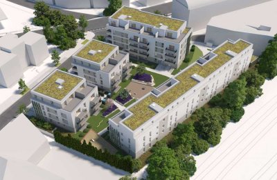 Neubau 3-ZKB mit 2 Balkonen - nur mit Wohnberechtigungsschein