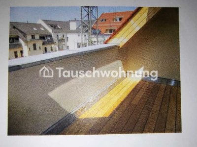 Tauschwohnung: 2 Raumwohnung mit Fußbodenheizung und Südwest-Balkon