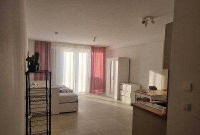 Moderne Möblierte Wohnung mit EBK und Terrasse in Landau