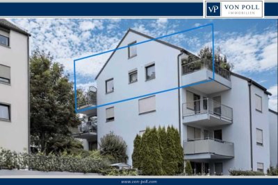 3,5-Zimmer-Dachgeschosswohnung mit zusätzlicher  Galerieebene, Balkon, Terrasse, Garage, Fernsicht