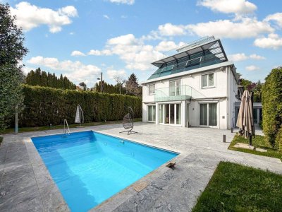 Exklusive Luxusvilla mit Pool, Dachterrasse &amp; Panoramablick über Wien | 1190 Wien
