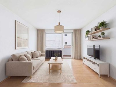 2-Zimmer-Wohnung mit Loggia und Garage