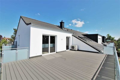 Exklusive 2-Zi-Wohnug - Klimaanlage - Einbauküche - Dachterrasse - 2 TG-Stellplätze