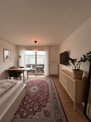 Möblierte 1-Zimmer Wohnung mit Balkon im Ostenviertel