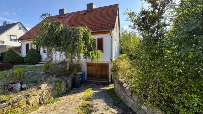 Romantisches Toskana-Flair mitten in Dessau – Doppelhaushälfte mit mediterranem Feeling & Terrasse