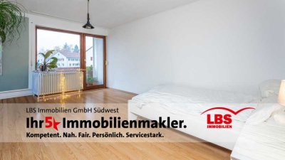 KN-Petershausen: 1-Zimmer Wohnung im 3.OG (mit Aufzug), West-Balkon und TG-Stellplatz - vermietet