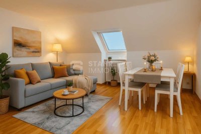 Kapitalanlage oder erster Wohntraum – Dachgeschosswohnung in Augsburg-Oberhausen