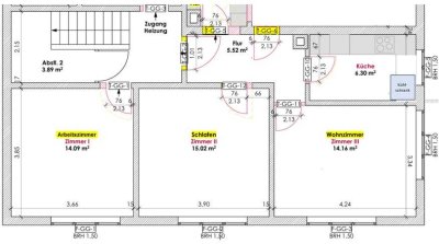 Helle, modern renovierte 3-Zimmer-Wohnung in Stuttgart-Möhringen (WG geeignet)