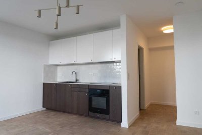 Helle, hochwertig sanierte 1-Zimmer-Wohnung mit Küche und Terrasse