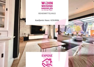 Reihenmittelhaus in Solingen Gräfrath Bereich Nümmen zu verkaufen.
