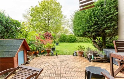 GARTENWOHNUNG in Ratingen-MITTE !!! familienfreundlich + modernisiert + 4-Zi. + TG-Stellplatz