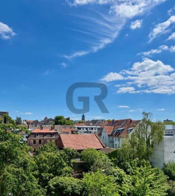 Altbauwohnung im Martinsviertel mit Terrasse