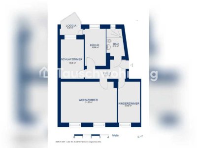 Tauschwohnung: Suche 4-Zi.-Wohnung in Hannover für Tausch