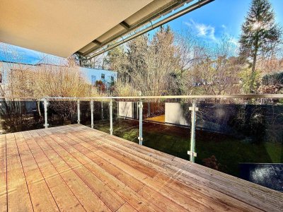 EXKLUSIVER NEUBAU I AM FUßE DES RUCKERLBERGS I SÜD-BALKON I TIEFGARAGE I DIREKT AM LEONHARDBACH I IDYLLISCH I SACKSTRAßE AB SOFORT I