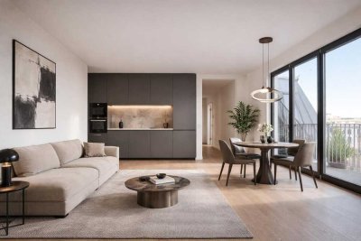 Neubau-Penthouse mit Aufdachterrasse und Weitblick über Berlin
