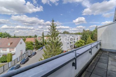Gepflegte Eigentumswohnung mit Penthouse-Charakter: 3 Zimmer und 3 Balkone in Schwaig bei Nürnberg