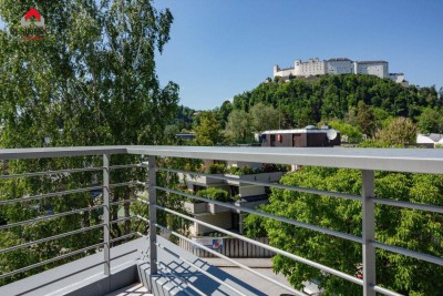 Penthouse mit Festungsblick | Wäschergasse - Nonntal | Rohbaubesichtigung möglich