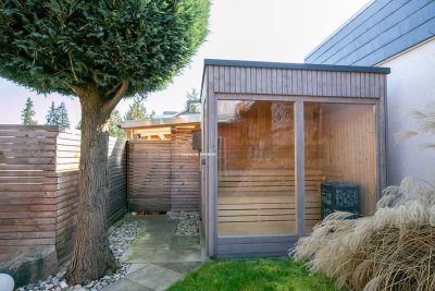 ATRIUMHAUS MIT KAMINOFEN, TERRASSE, SAUNA, & PHOTOVOLTAIKANLAGE !