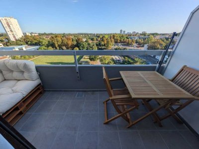 Moderne 2-Zimmer-Wohnung mit Balkon – 7. OG / Penthouse-Feeling in Frankenthal