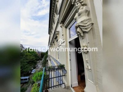 Tauschwohnung: Altbau mit Stuck, Dielen Boden, Balkon und EBK