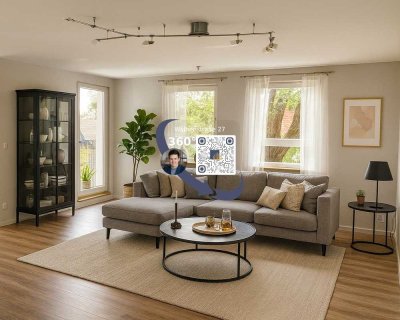 Euer erstes gemeinsames Zuhause: Lichtdurchflutete 3-Zimmer-Wohnung mit Balkon