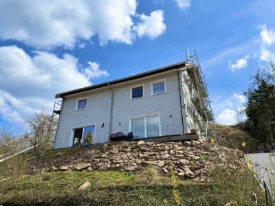 Linsengericht/Lützelhausen: DHH mit Weitblick - Massiver Rohbau zur individuellen Vollendung
