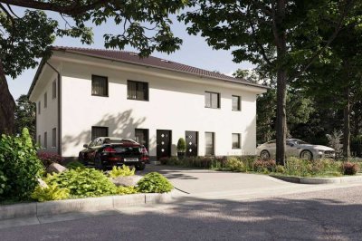 Frei geplante Neubau-Doppelhaushälfte inkl. Grundstück in Ahrensfelde - 1.716 € Rate mit KfW-Kredit!