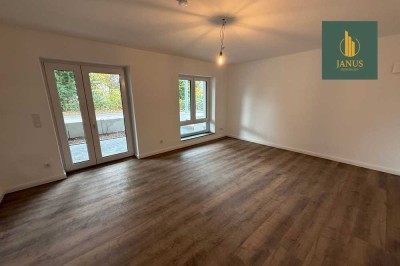 Nachhaltig und stilvoll: Gartenwohnung mit Terrasse und Top-Energieeffizienz am Herforder Stiftberg