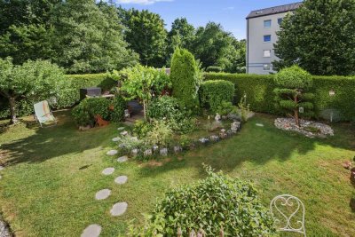 Exklusive, gepflegte 3-Zimmer-Erdgeschosswohnung mit Garten in Ottobrunn