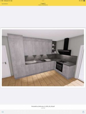 Exklusive 2,5-Zimmer-Wohnung mit Terrasse und Einbauküche in Birgel