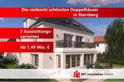 Wunderschöne Neubau Doppelhausvillen in Starnberg - elegant, zentral und zeitgemäß