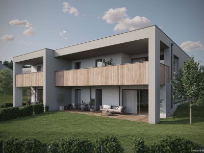 Altmünster a. Traunsee | Gartenwohnung mit großer Terrasse - energieffizienter Neubau mit Luftwärmepumpe - Verkaufsstart!