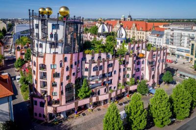 Geräumige 2-Raum-Wohnung im Hundertwasserhaus zu vermieten!