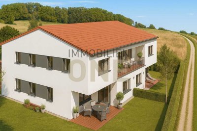 Moderne 4-Zimmer-Wohnung mit Balkon in ruhiger Neubauwohnanlage (KfW 40)