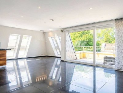 Ganz oben mit Blick auf die Thyssenvilla