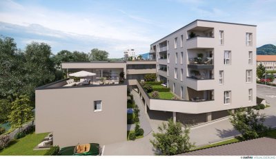 PROVISIONSFREI - NEUBAU 2 Zimmer Wohnung in Salzburg Stadt Alt - Liefering mit Terrasse, Garten, Tiefgarage und Lift!