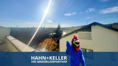 Großzügige 1,5 Zimmer-Wohnung mit Dachterrasse & Garage in Schönaich!