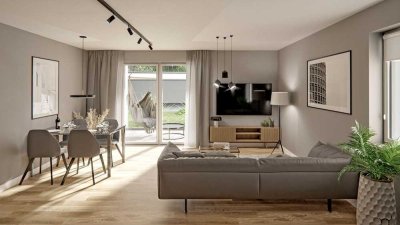 Kapitalanleger oder Eigennutzer: 4-Zimmerwohnung mit Garten im KfW40 QNG-Standard