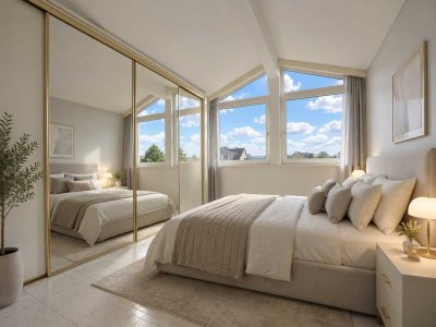 Attraktive Wohnung mit Panoramaausblick und Stellplatz