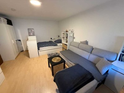 Charmante 1-Zimmer-EG-Wohnung, separate Küche nahe Schillerpark mit Terrasse in Mannheim